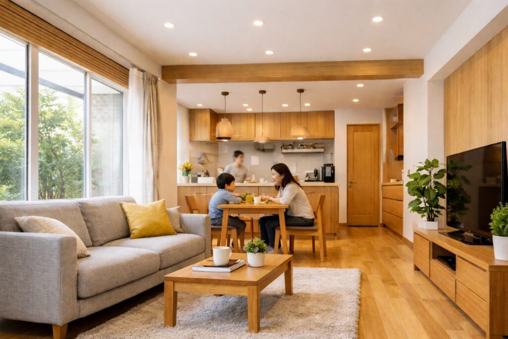 上尾市 LDKリフォーム 家族空間